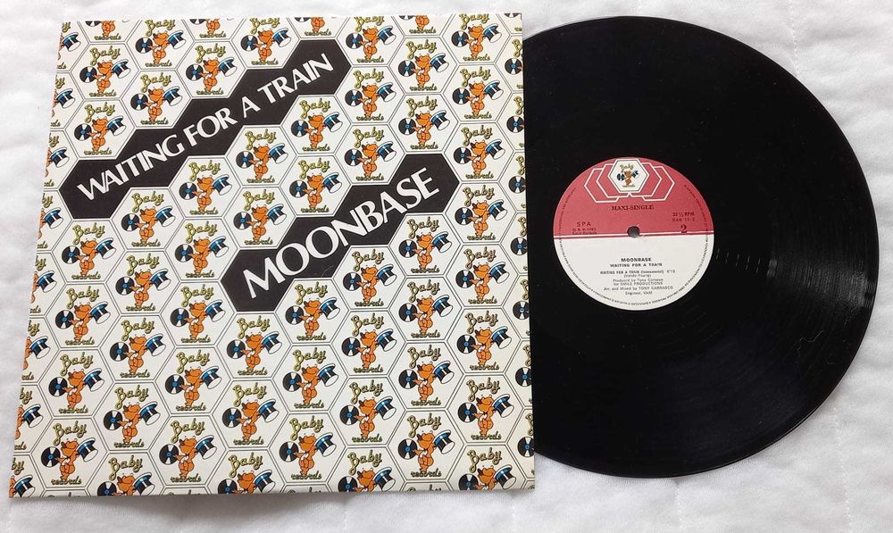 Moonbase Waiting For A Train Maxi 12" Italo-disco