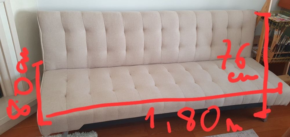 Oportunidade Sofa cama em excelente estado