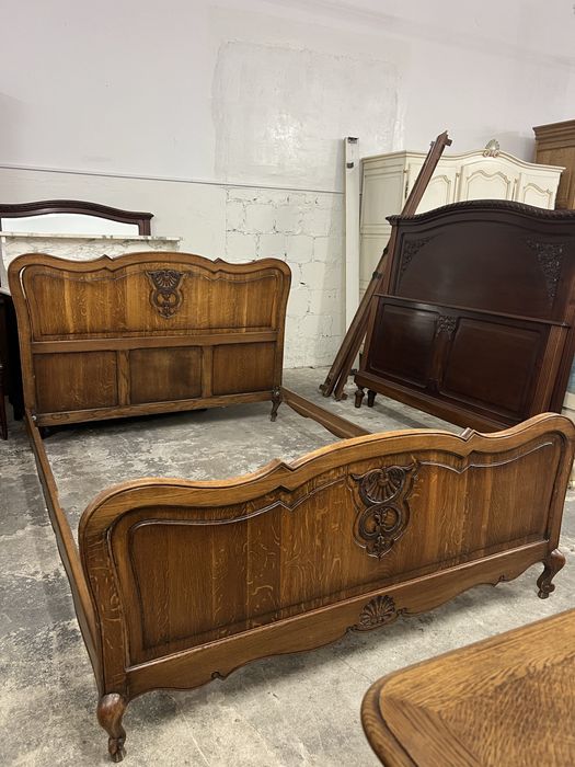 Drewniane łóżko ludwikowskie/Raty