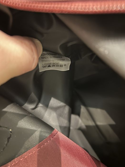 Torebka Longchamp burgundowa M