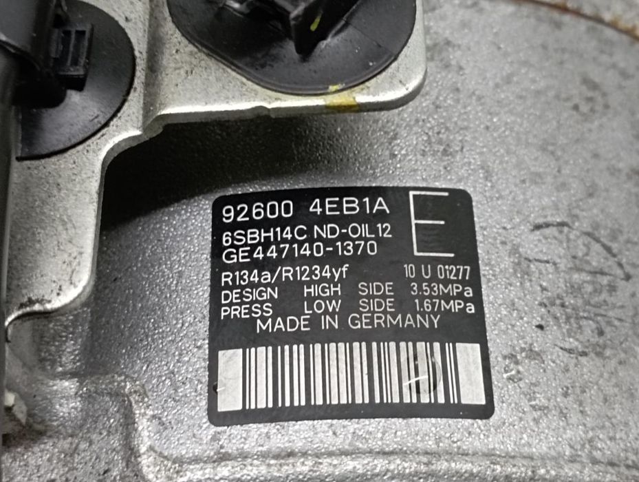 Compressor AC NISSAN Qashqai II (J11)