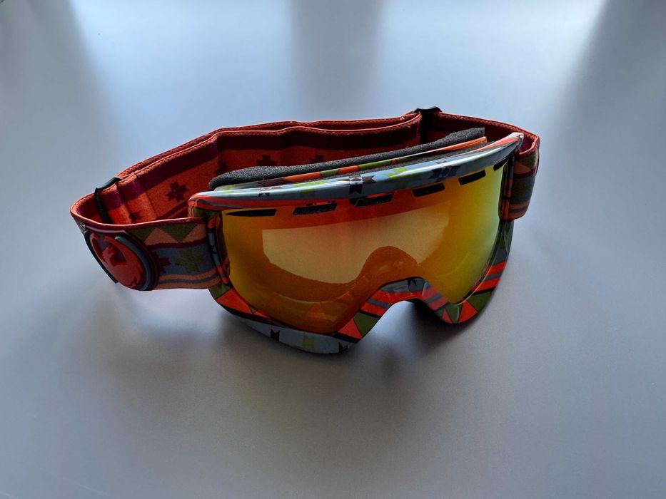 SUPER gogle snowboardowe DRAGON D2 Peruvian / Red Ion + Amber – OKAZJA