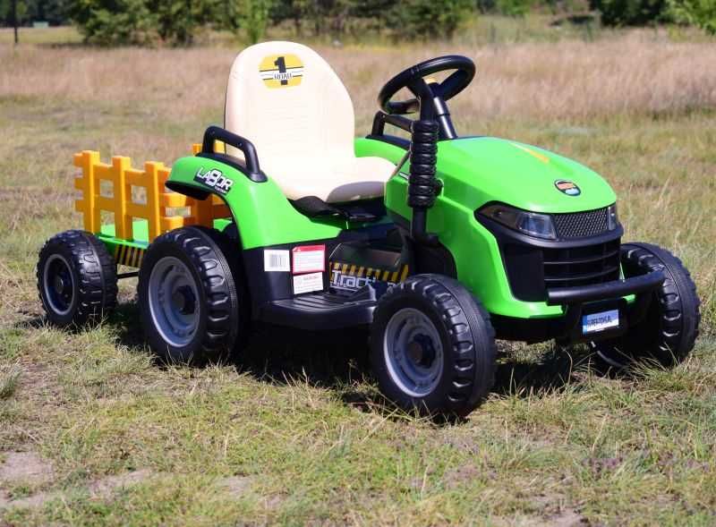 BAWIBUS.PL pojazd TRAKTOR NA AKUMULATOR z przyczepką koparka DUŻA