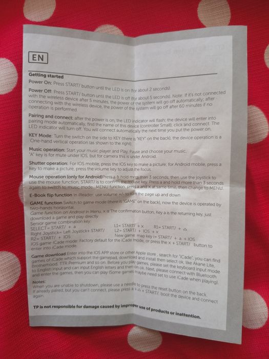 NOWY kontroler do gier mini pilot controller small Nintendo pad