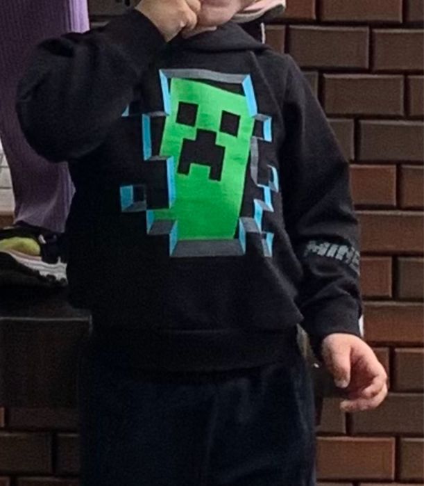Худі minecraft, реглан майнкрафт
