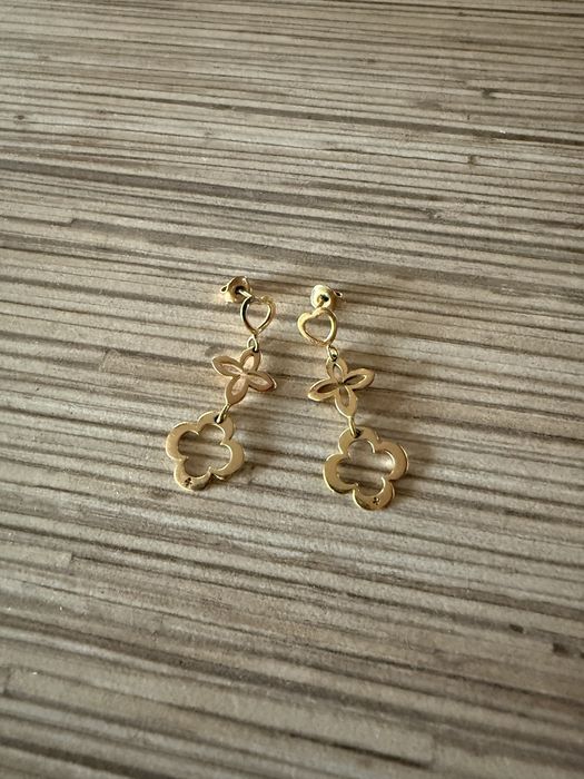 Kolczyki pozłacane Lilou