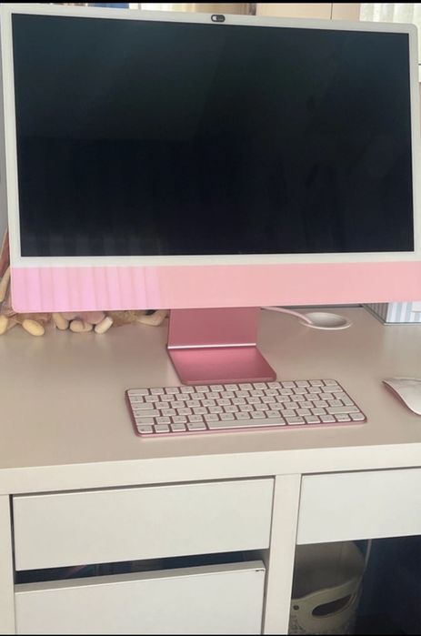 Imac 2024, M4, 16 GB RAM, 256 memória, rosa