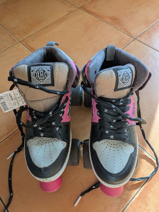 Patins 4 rodas Decathlon tamanho 38