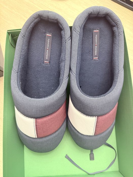 Kapcie Tommy Hilfiger cieple miekkie wygodne 43