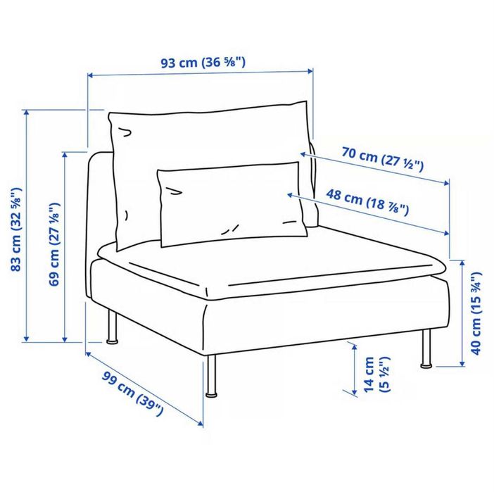 Modułowy narożnik SODERHAMN IKEA
