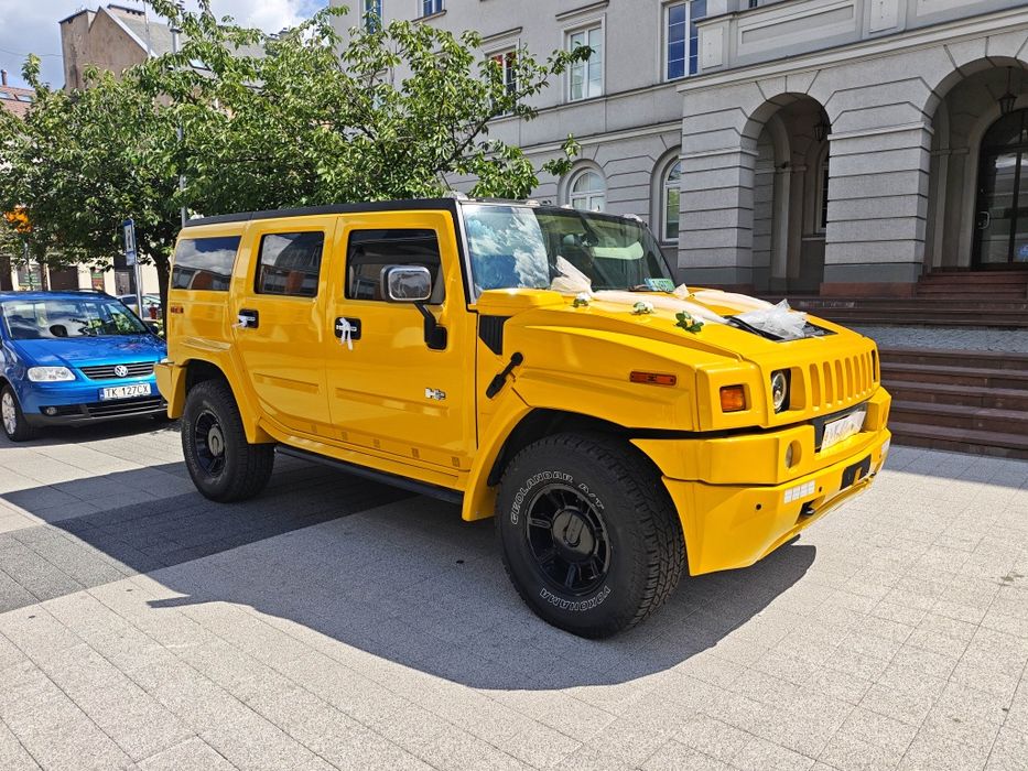 Samochód do ślubu Hummer H2 Lambo Doors wynajem auta ślub itp.