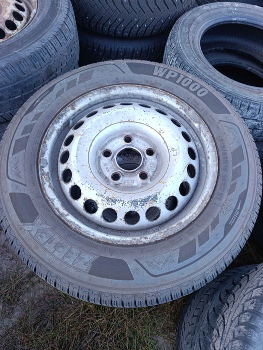 Koła VW T5 T5 liftT6 5x120 opony 215/65/16C zima zimowe 2024r. komplet