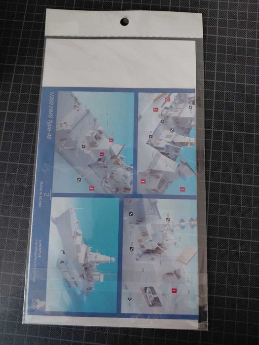 Kit Moselismo Naval 1/350 HMS Type 45 Destroyer + PE da Tetra