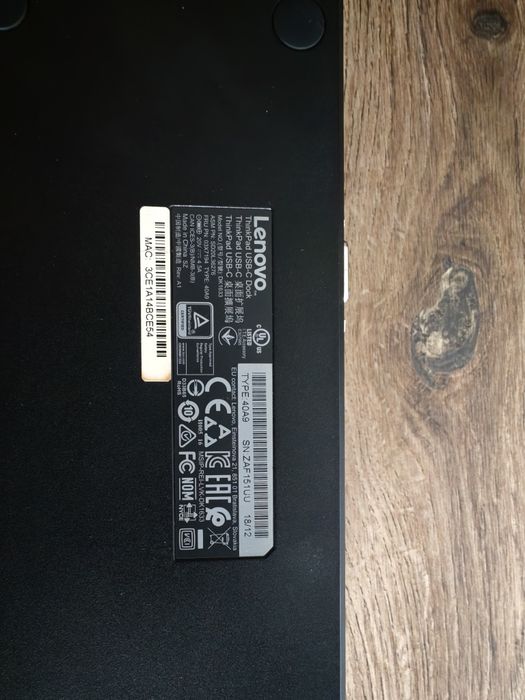 Stacja dokująca Lenovo Dock USB-C