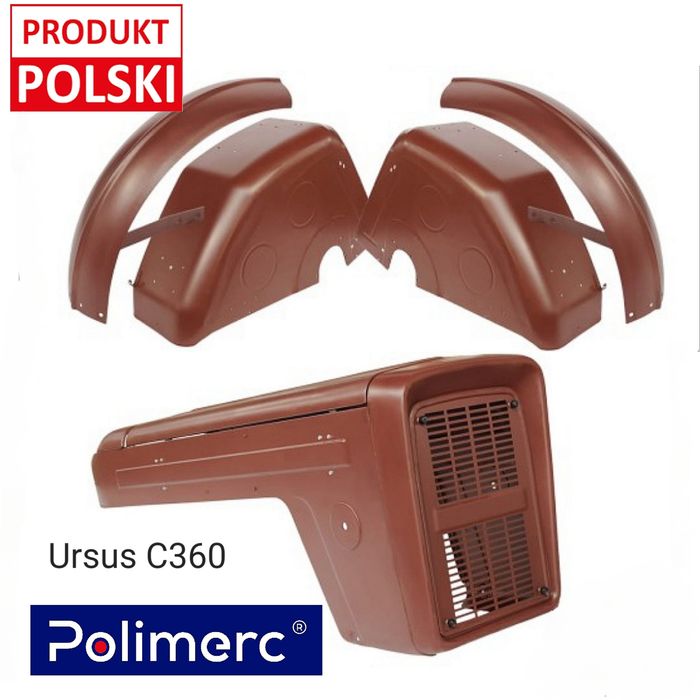 Zestaw blacharki do ciągnika Ursus C-360 POLIMERC