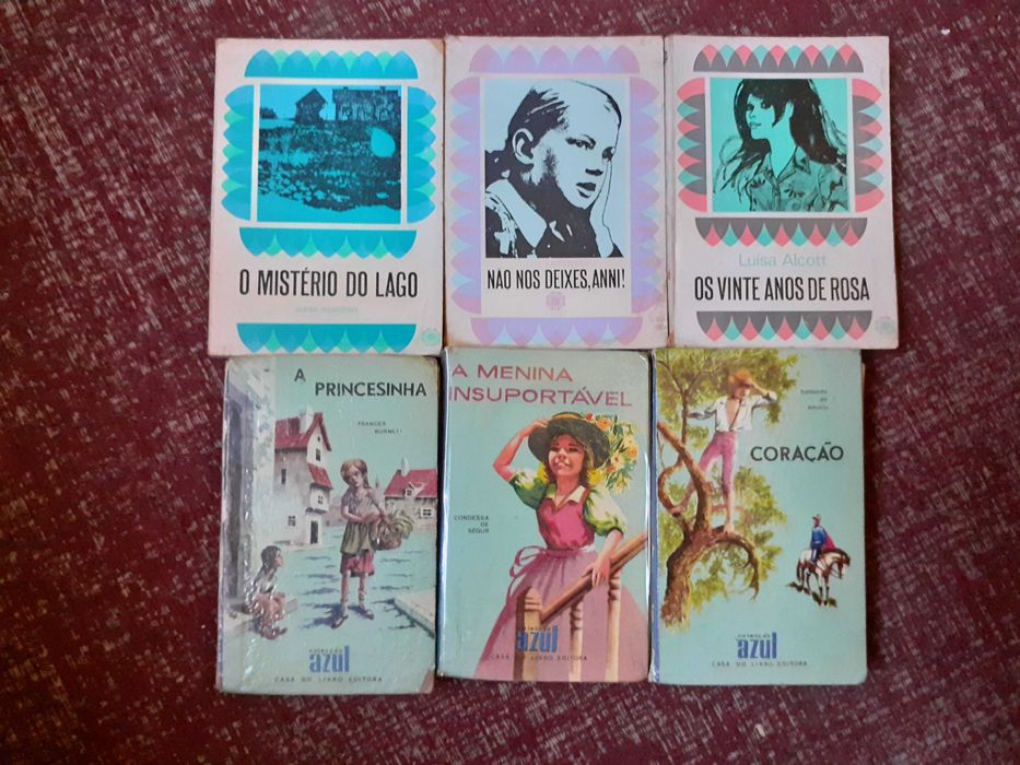 António Sérgio, Bonzon,Urici, Blyton, Alcott, Hector Malot, Darré