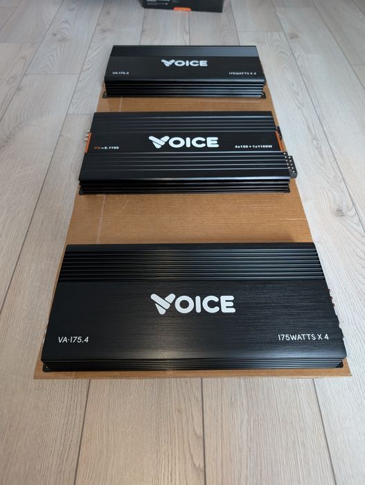 4-канальний підсилювач Voice VA-175.4 | АВТОЗВУК | МУЗИКА | SPL | SQL