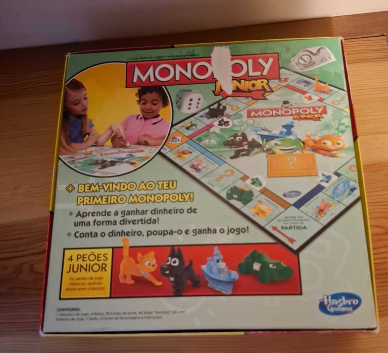 Jogo Monopoly Junior Hasbro Gaming 5+