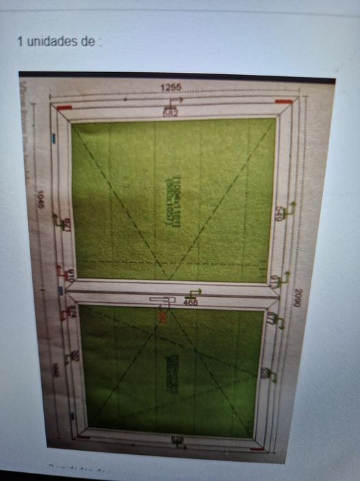 4 Janelas de aluminio para reciclar levantar em obra Viana do Castelo