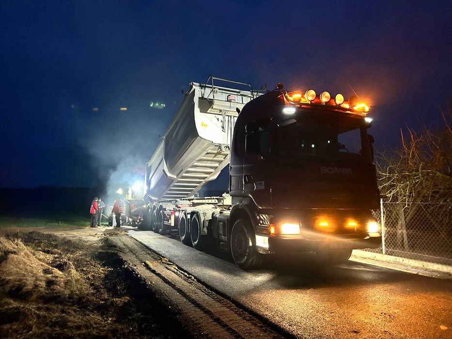 Asfalt Remont Nawierzchni Asfaltowej Układanie Mas Układanie Poboczy