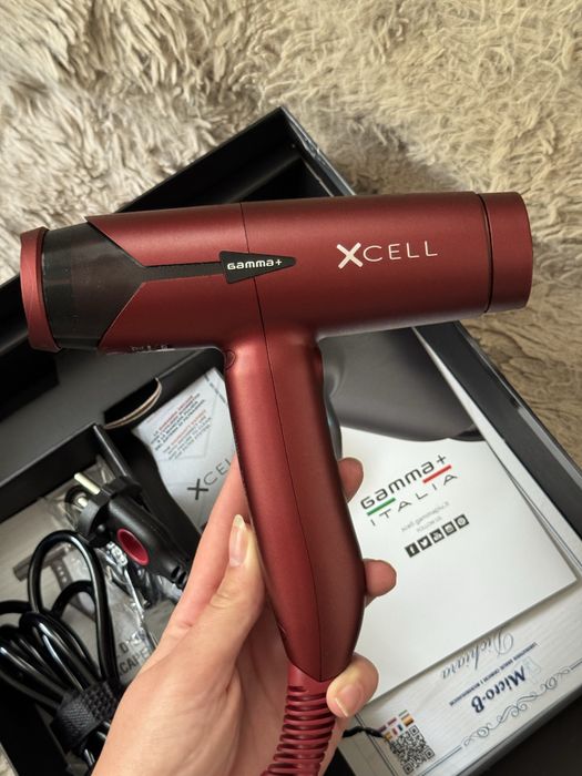 Nowa suszarka fryzjerska Gamma Plus x-cell czerwona limitowana