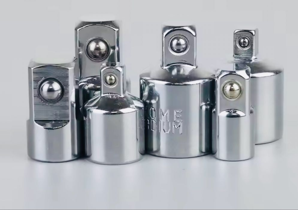 Набор6шт перехідників на трещотку вороток гайковерт квадрат1/4 3/8 1/2