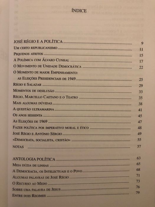 Obras de e sobre José Régio