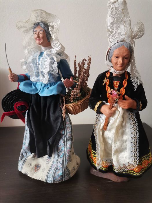 Santon De Provence - terakotowa figurka z lat 60-tych XX wieku Francja