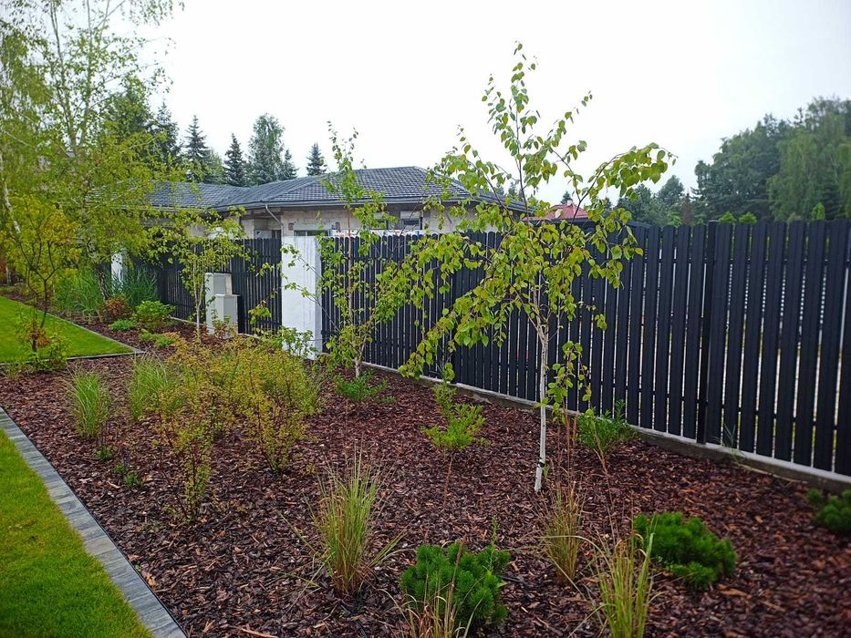 Sztachetki metalowe, sztachety, siatka, panel, ogrodzenie, płot