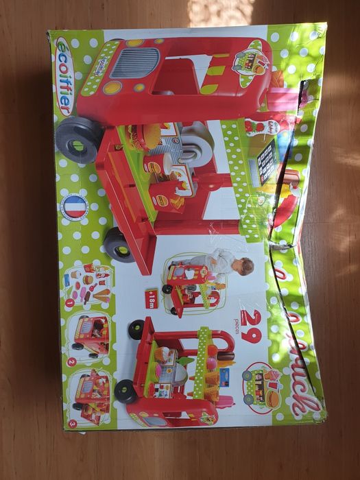 Duży wózek sklepik z jedzeniem Ecoiffier