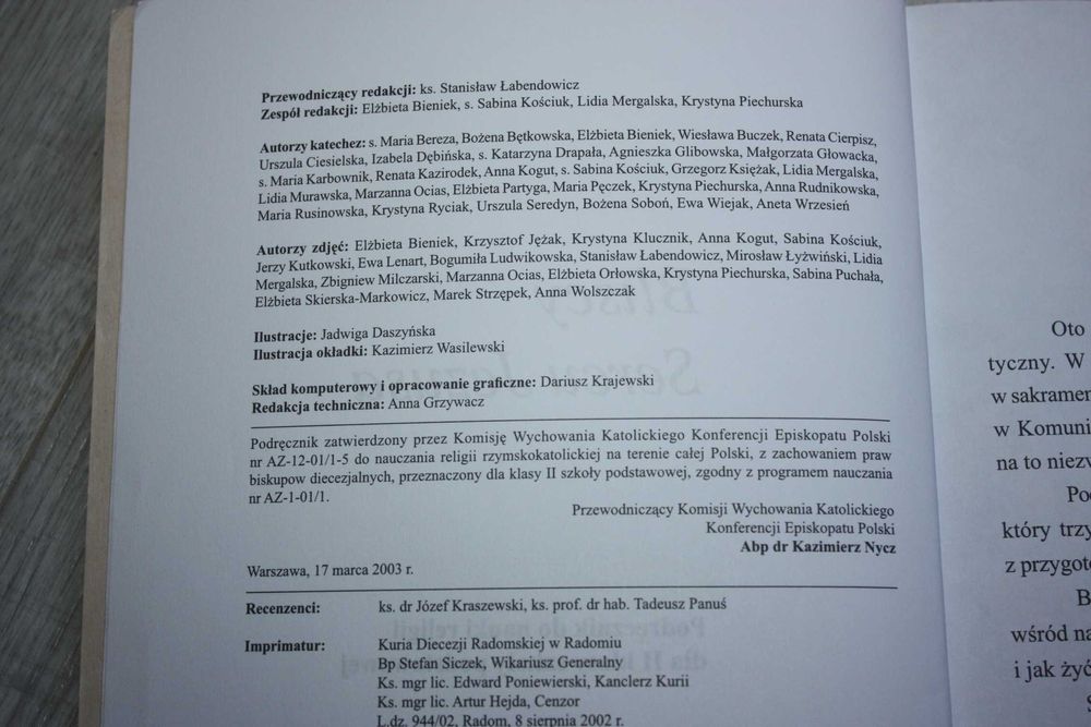 Bliscy sercu Jezusa Religia 2 klasa