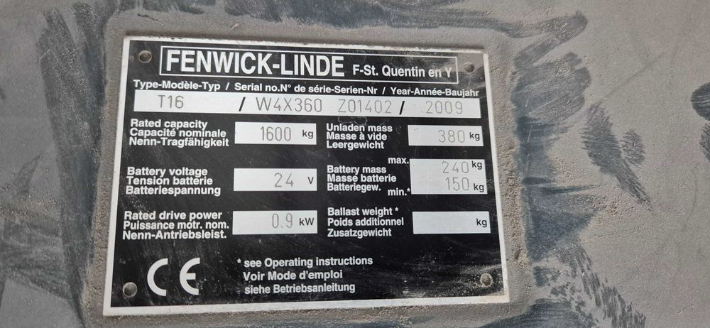 Paleciak Linde T16