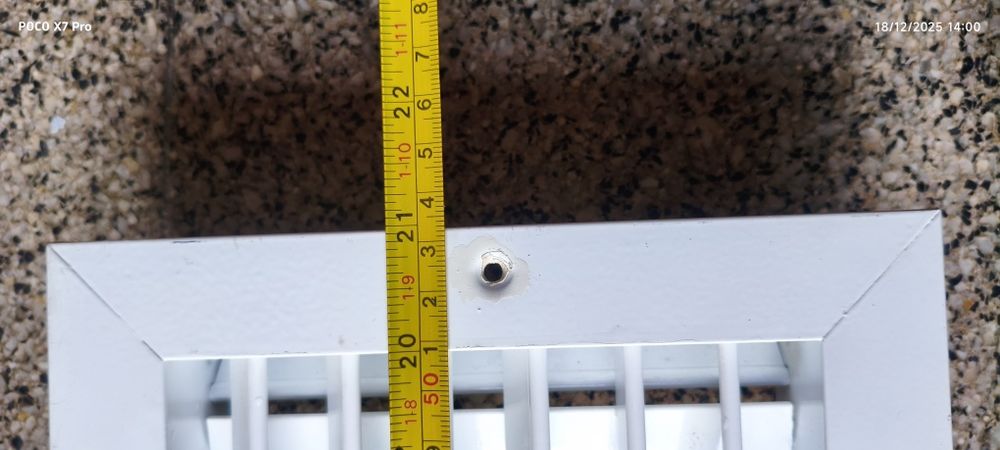 Grelhas de ventilação em alumínio