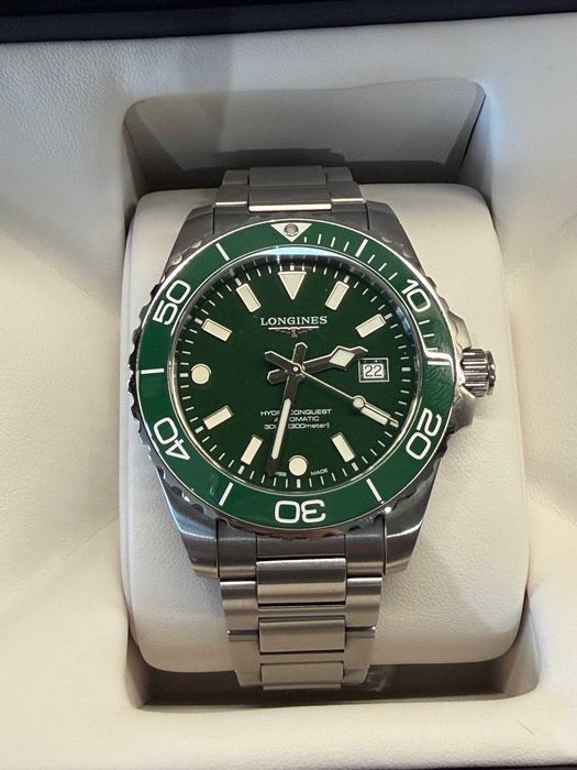Zegarek Longines Hydroconquest 42 mm - zielony, 2026. r.