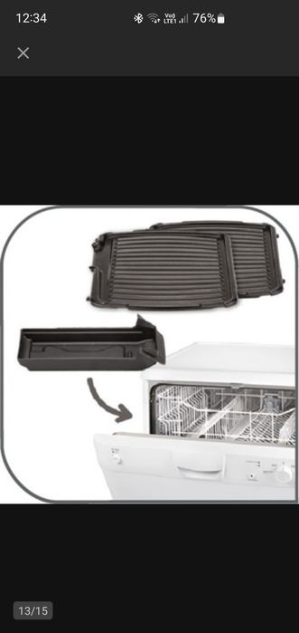 Składany grill elektryczny Tefal GC 3050 czarny 2000 W