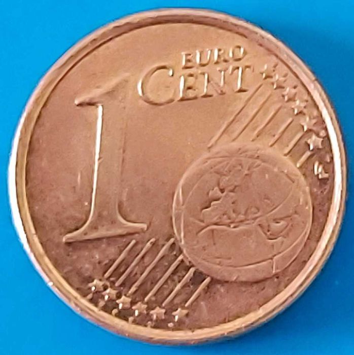 1 cêntimo de 2004 da Irlanda, Harpa