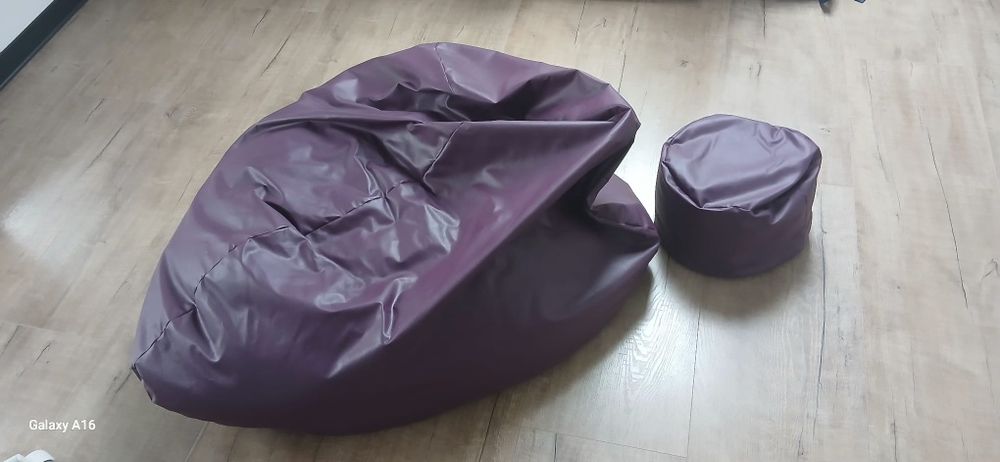 Worek sako ( pufa,)fioletowy