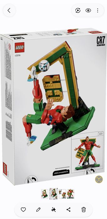 Lego 43016 - Cristiano Ronaldo – Lenda do Futebol

Average rating 4.9 out of 5 stars