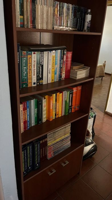 Estante livros madeira