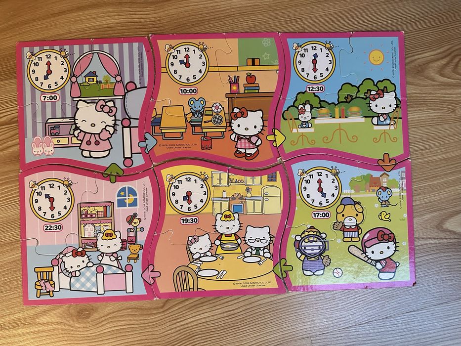Pierwsze puzzle, historia obrazkowa