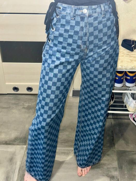 Костюм джинси,топ на замок,спідниця