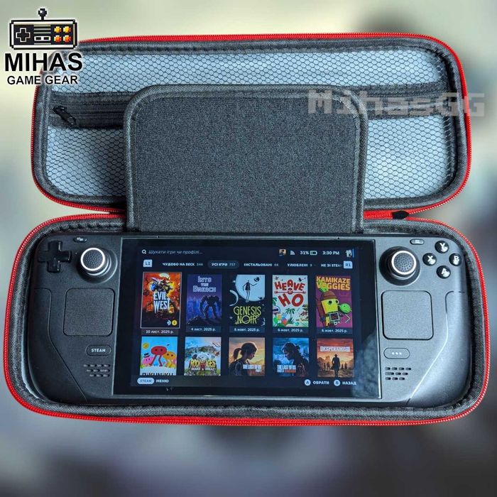 Чохол-сумка для Switch Hori, Switch 2, Steam Deck, Asus ROG Ally кейс