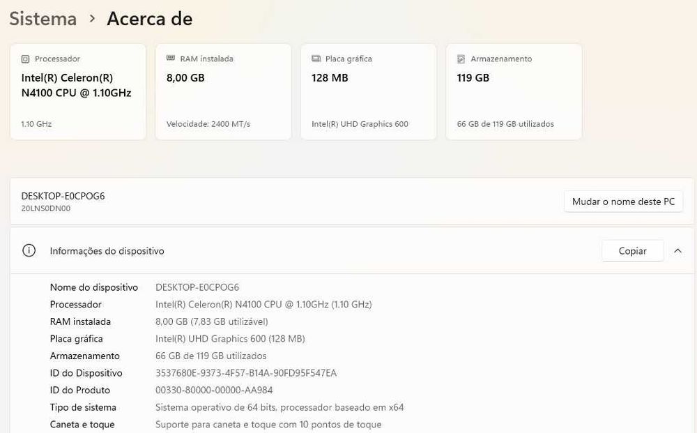 Lenovo Thinkpad - Ótimo Estado
