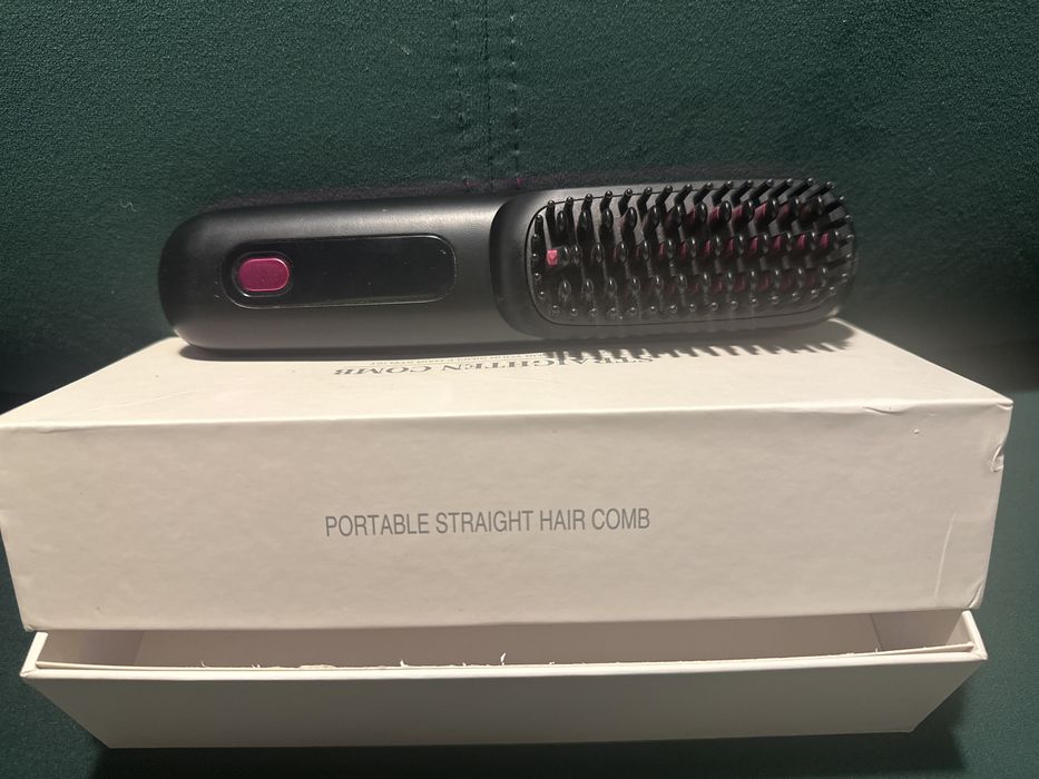 Bezprzewodowa szczotka do prostowania włosów przenośna prostownica