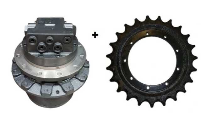 Zwolnica Hydromotor Silnik Jazdy do JCB CAT CASE VOLVO BOBCAT YANMAR