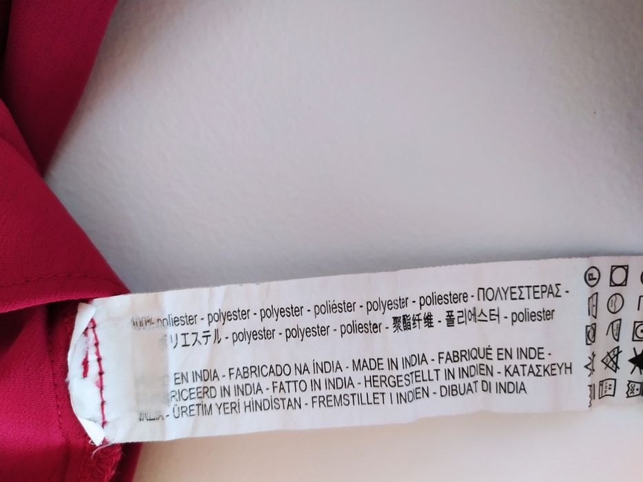 Blusa magenta da Bershka