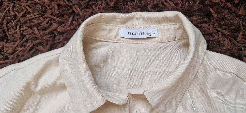 Beżowa Sukienka koszulowa Reserved L/XL