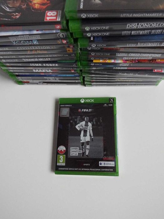 GRA XBOX SERIES X na konsolę nowej generacji FIFA 21 nowa folia