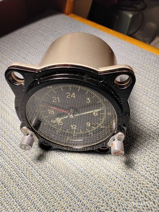Zegar lotniczy Blok 55M SPRAWNY zaplombowany. Jak nowy