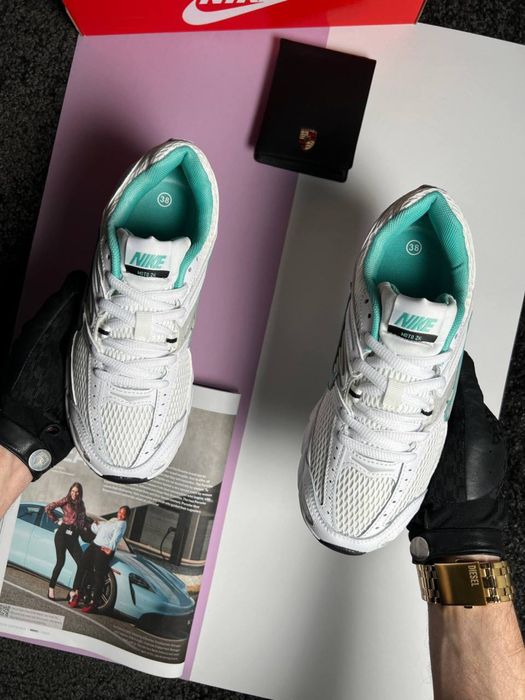 Женские кроссовки найк Nike Air Max Moto 2K White Mint Grey [37-41]